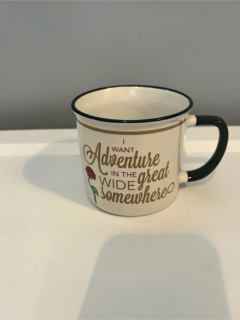 Disney Belle (Reprise) ) Mug White Green